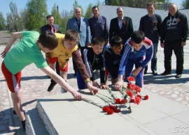 Юные борцы отметили День Победы 