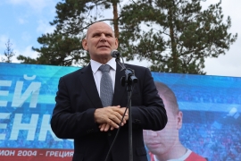 Олимпийские чемпионы подвели в Омске итоги марафона «Сила России»